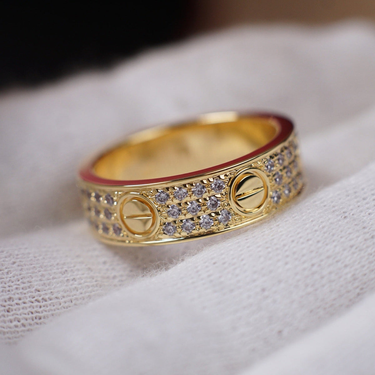 [Kaelin Vow]LOVE RING 5.5MM DIAMONDS PAVED