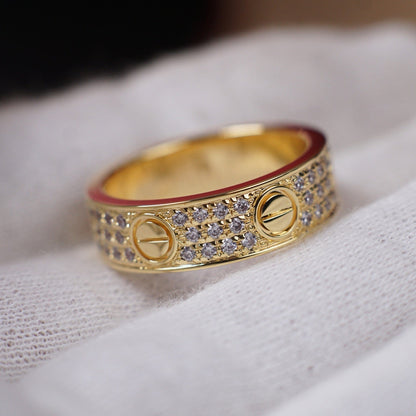 [Kaelin Vow]LOVE RING 5.5MM DIAMONDS PAVED