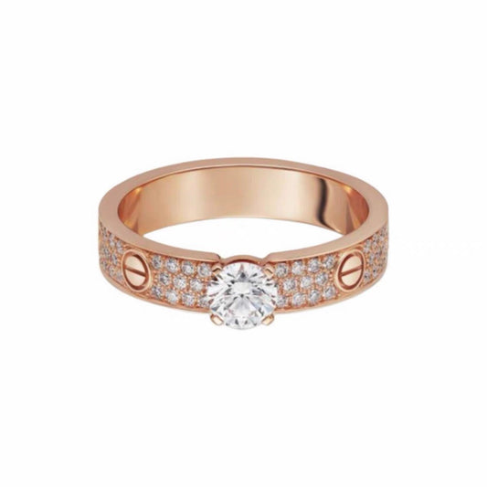 [Kaelin Vow]LOVE RING 3.6MM 1 BIG DIAMOND FULL DIAMOND