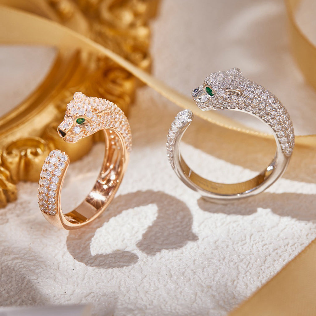 [Kaelin Vow]PANTHERE FULL DIAMOND SMALL RING