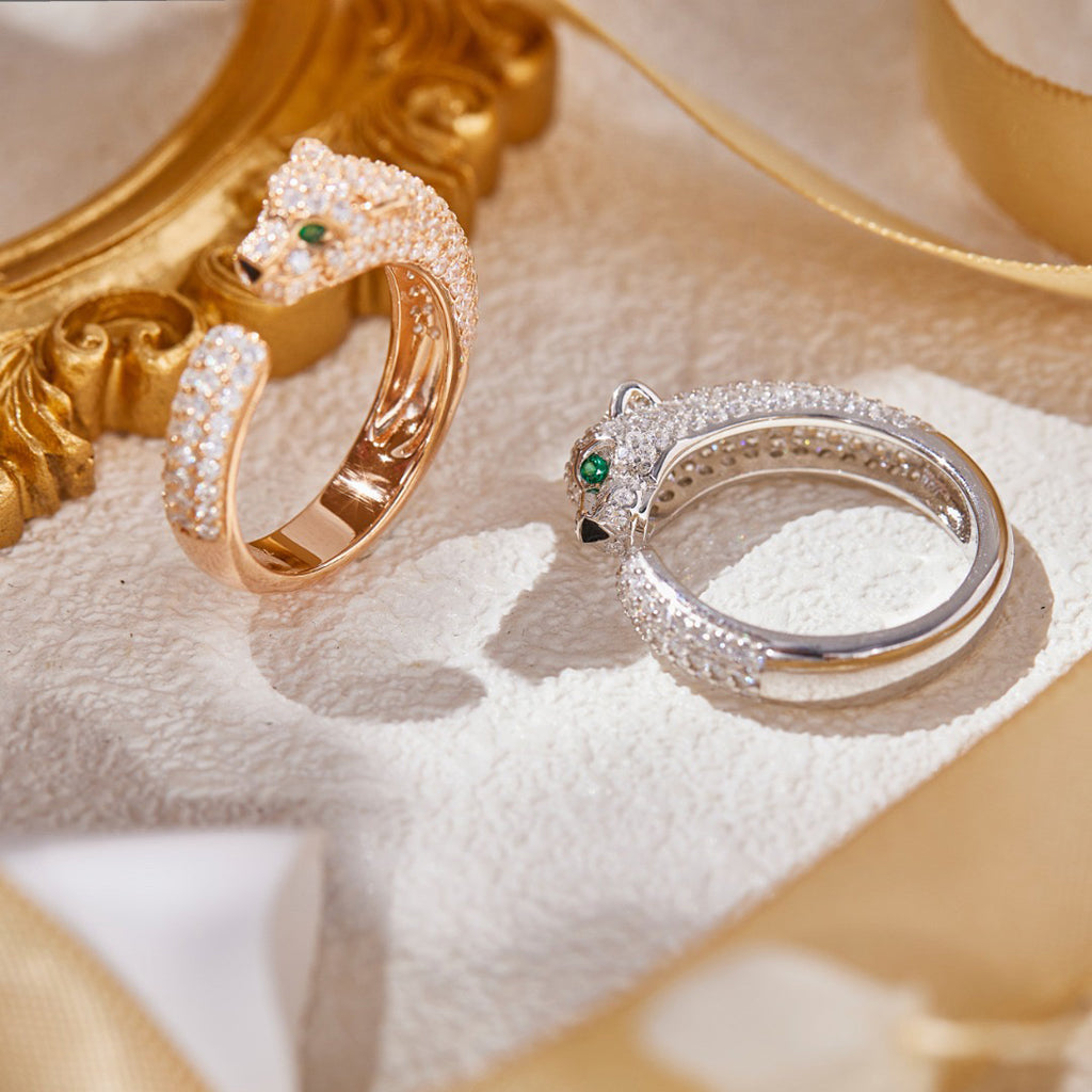 [Kaelin Vow]PANTHERE FULL DIAMOND SMALL RING