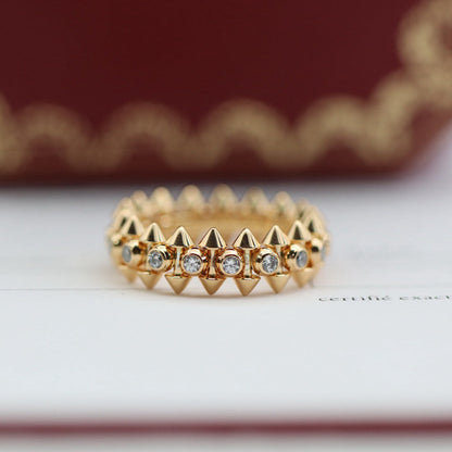 [Kaelin Vow]CLASH 6.8MM DIAMOND MEDIUM RING