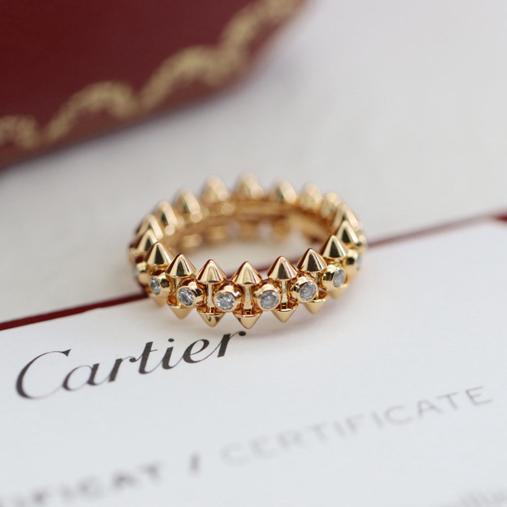 [Kaelin Vow]CLASH 6.8MM DIAMOND MEDIUM RING
