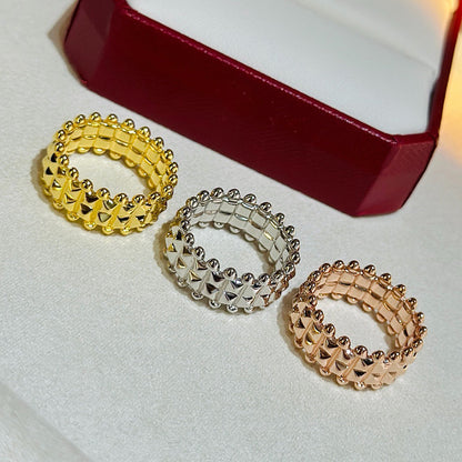 [Kaelin Vow]CLASH 9.2MM DOUBLE ROW RING