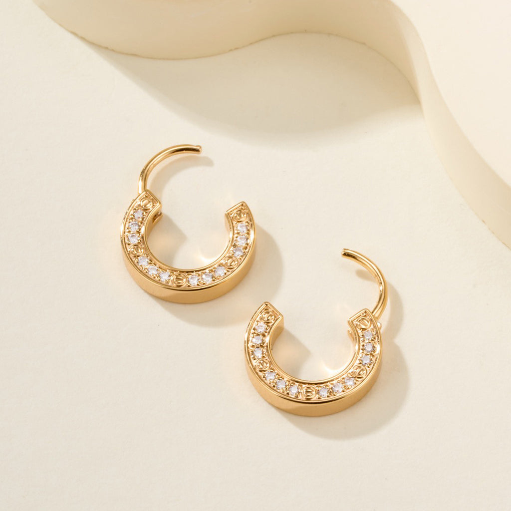 [Kaelin Vow]LOVE DIAMOND EARRINGS