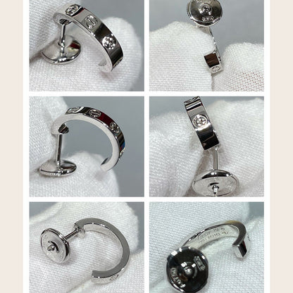 [Kaelin Vow]LOVE EARRINGS 2.65 MM NO DIAMOND SMALL