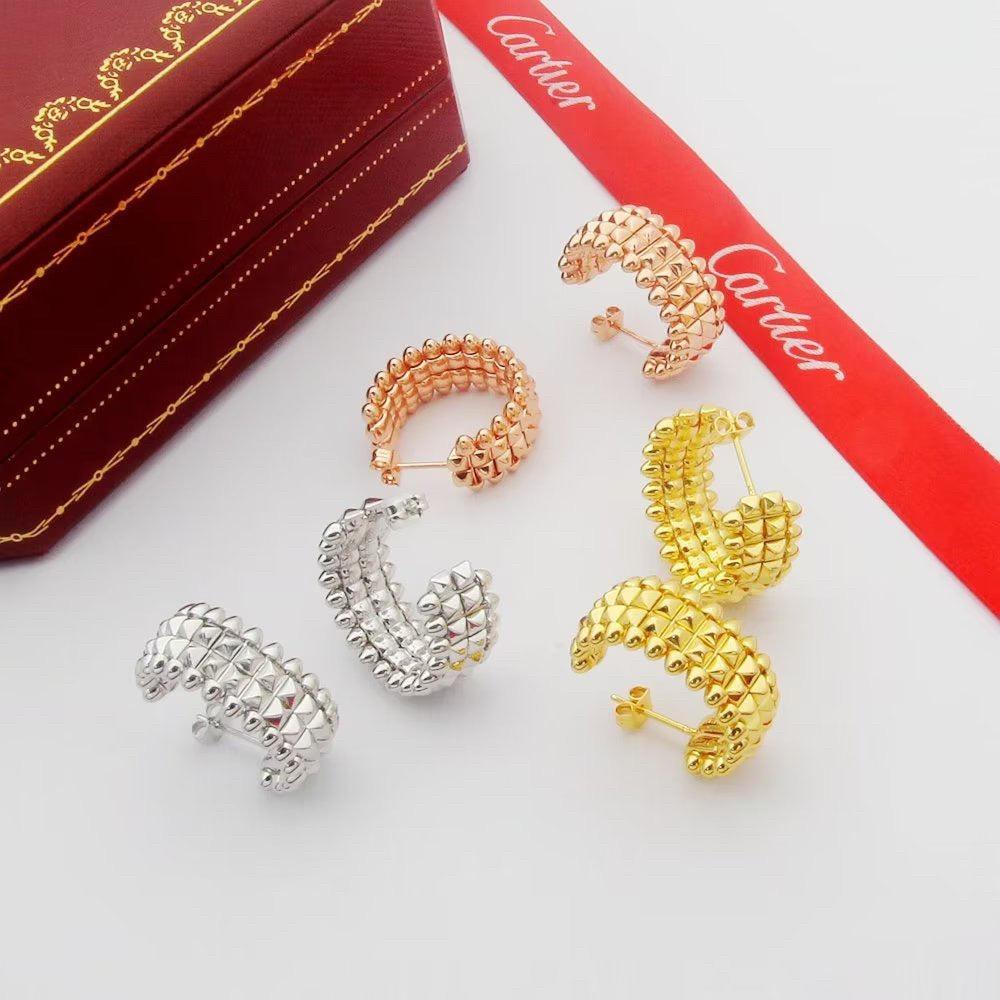 [Kaelin Vow]CLASH 9.2MM DOUBLE ROW EARRINGS
