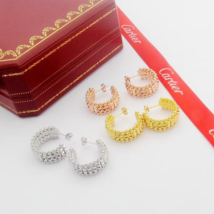 [Kaelin Vow]CLASH 9.2MM DOUBLE ROW EARRINGS