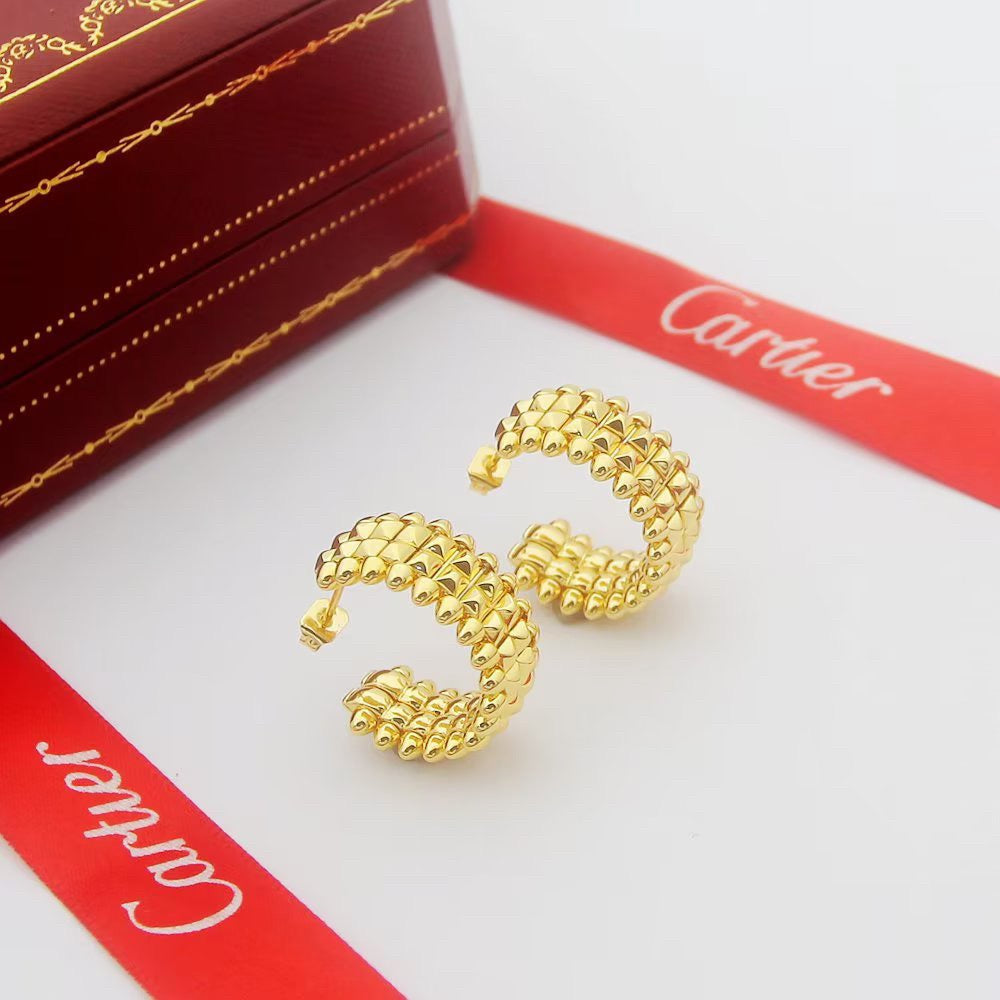 [Kaelin Vow]CLASH 9.2MM DOUBLE ROW EARRINGS