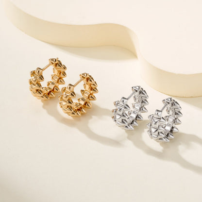 [Kaelin Vow]CLASH MINI HOOP EARRINGS