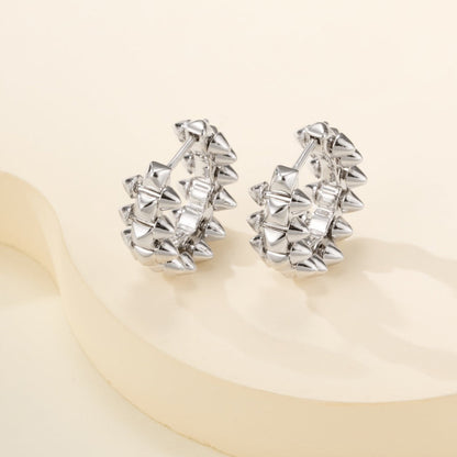 [Kaelin Vow]CLASH MINI HOOP EARRINGS