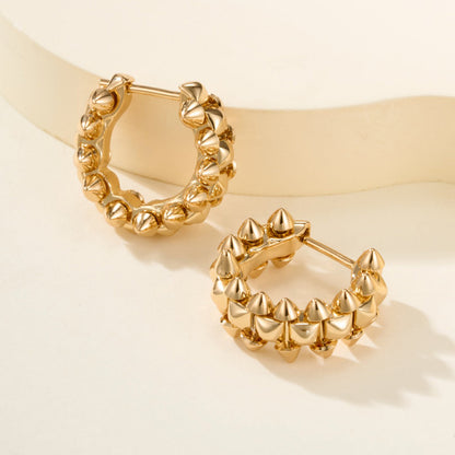 [Kaelin Vow]CLASH MINI HOOP EARRINGS