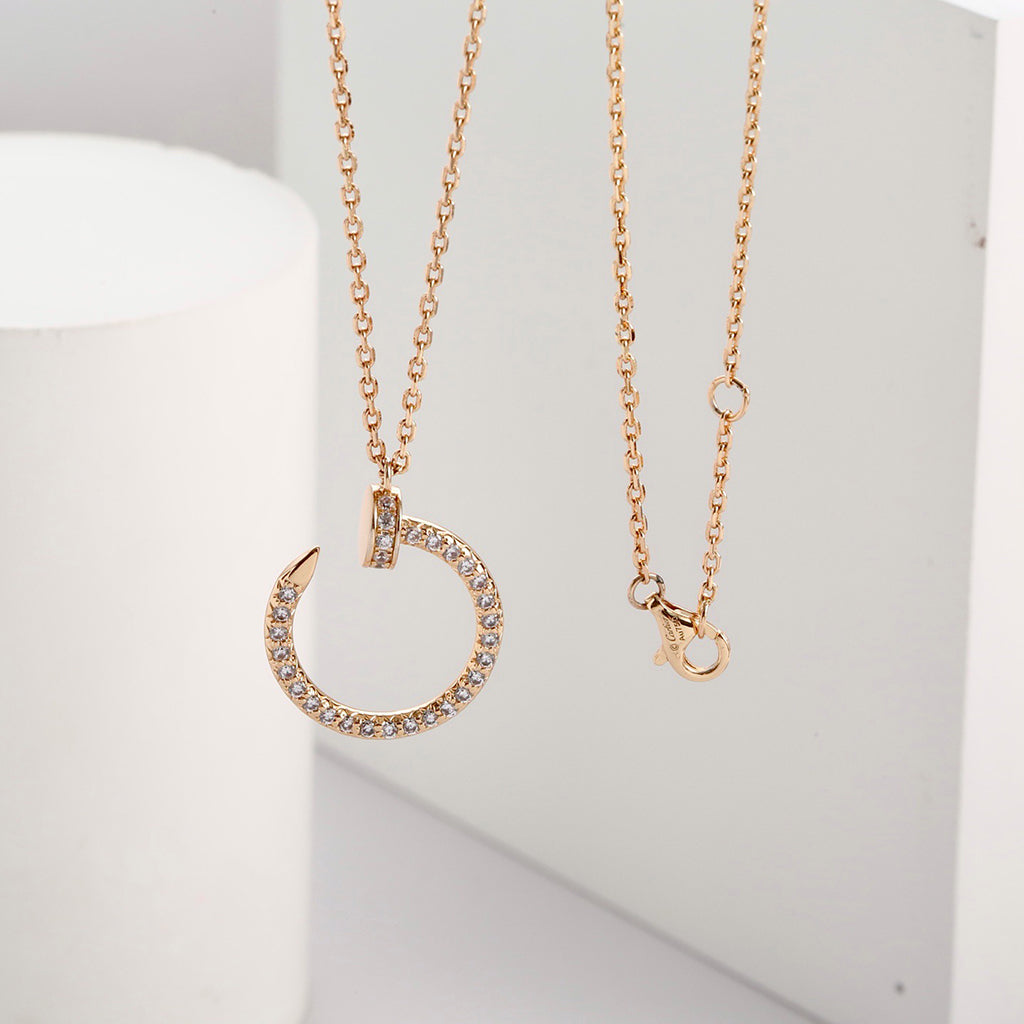 [Kaelin Vow]JUSTE NECKLACE FULL DIAMOND