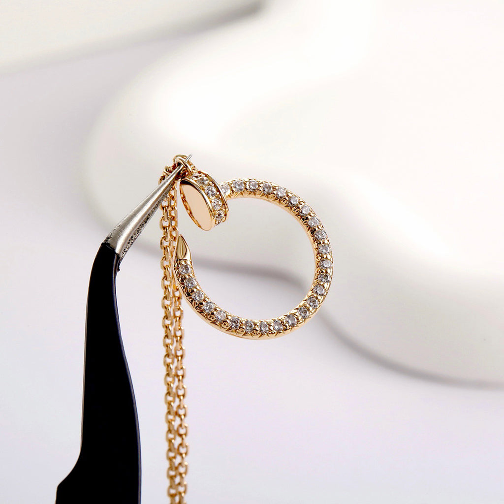 [Kaelin Vow]JUSTE NECKLACE FULL DIAMOND