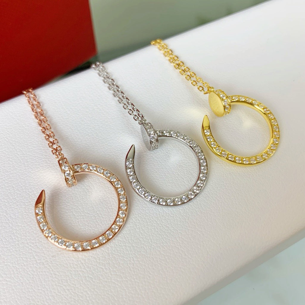 [Kaelin Vow]JUSTE NECKLACE FULL DIAMOND