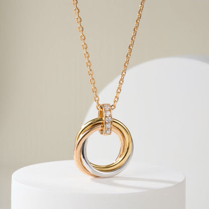 [Kaelin Vow]TRINITY MEDIUM  DIAMONDS NECKLACE