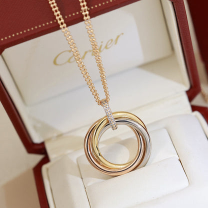 [Kaelin Vow]TRINITY MEDIUM  DIAMONDS NECKLACE