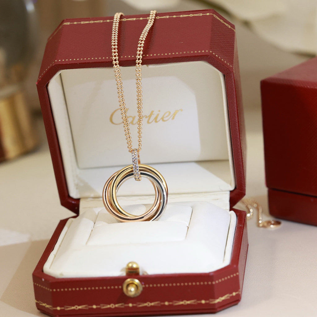 [Kaelin Vow]TRINITY MEDIUM  DIAMONDS NECKLACE