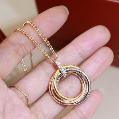 [Kaelin Vow]TRINITY MEDIUM  DIAMONDS NECKLACE