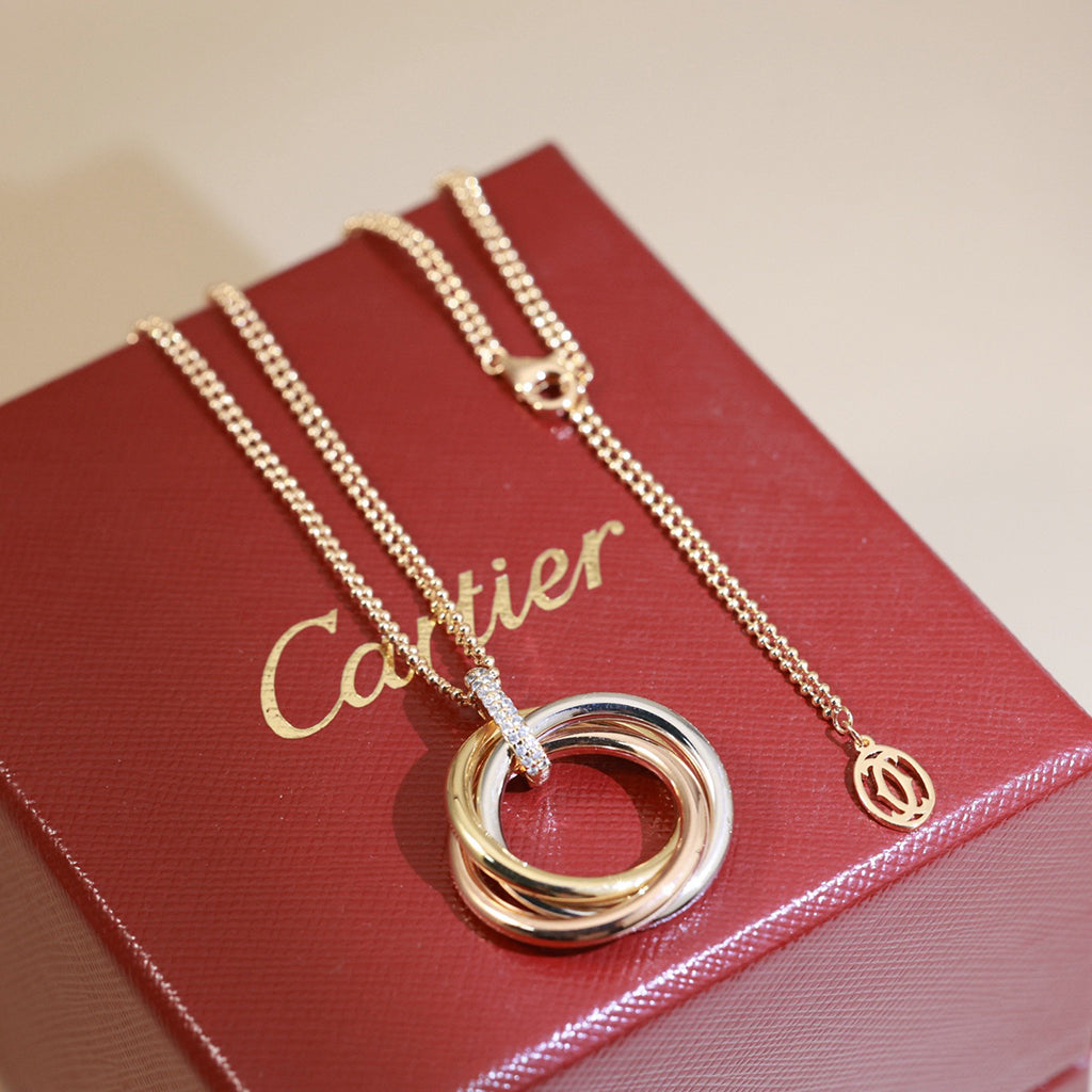 [Kaelin Vow]TRINITY MEDIUM  DIAMONDS NECKLACE