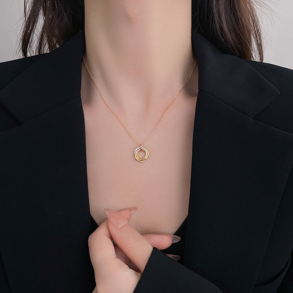 [Kaelin Vow]TRINITY SMALL NECKLACE