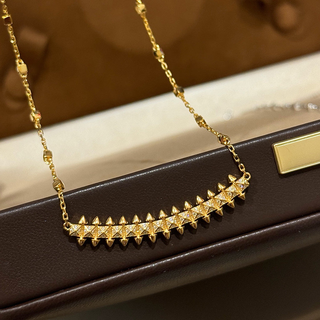 [Kaelin Vow]CLASH  SMALL FULL DIAMOND NECKLACE