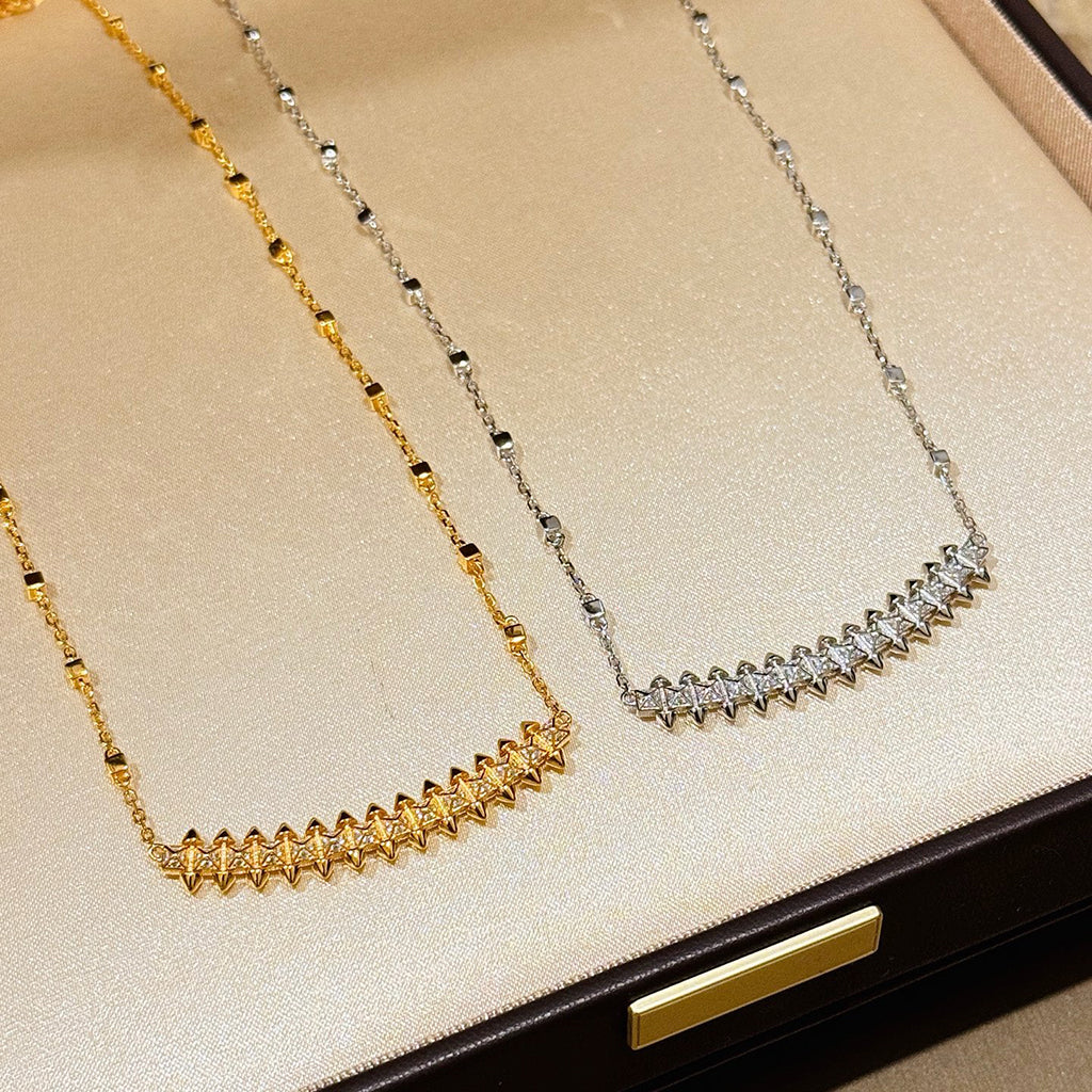 [Kaelin Vow]CLASH  SMALL FULL DIAMOND NECKLACE