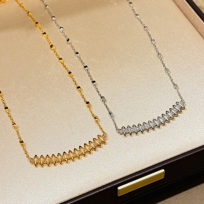 [Kaelin Vow]CLASH  SMALL FULL DIAMOND NECKLACE