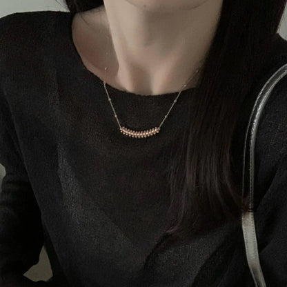 [Kaelin Vow]CLASH  SMALL FULL DIAMOND NECKLACE
