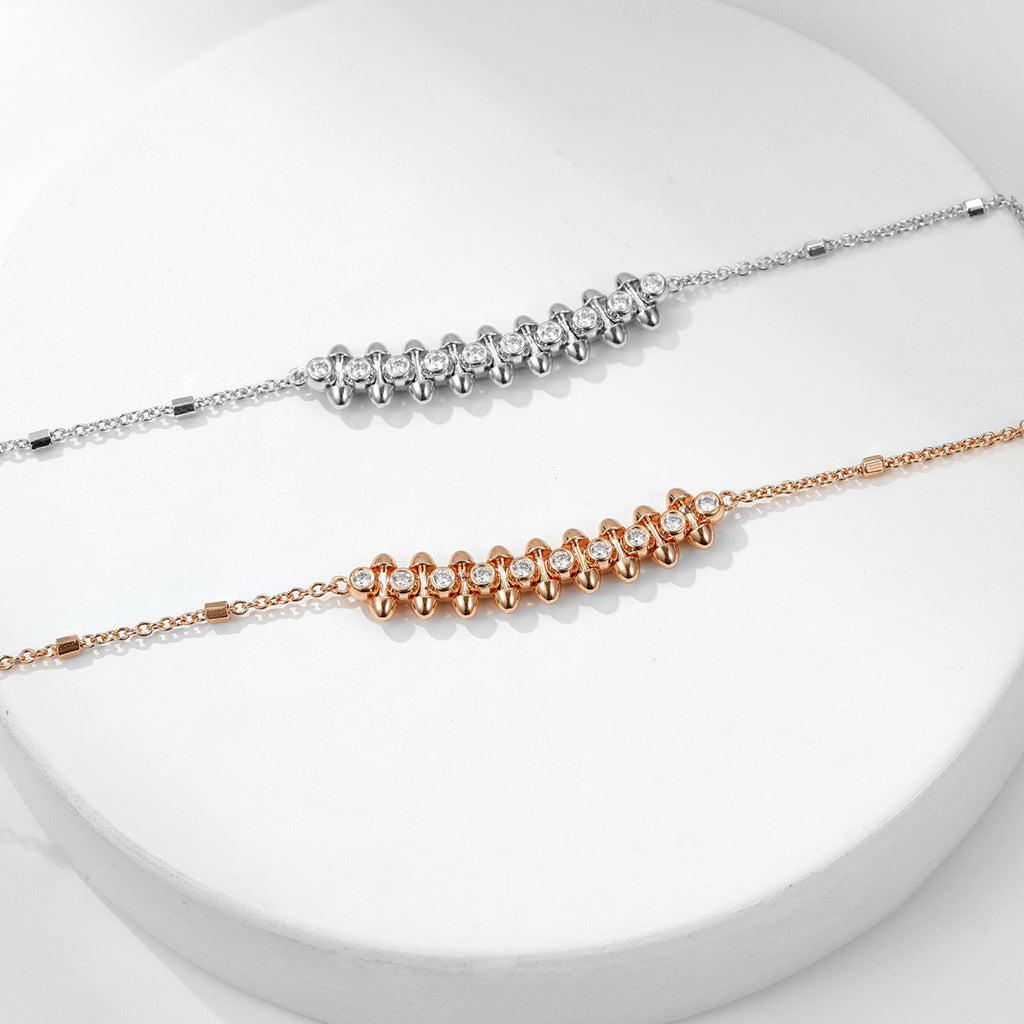 [Kaelin Vow]CLASH  MEDIUM DIAMOND NECKLACE