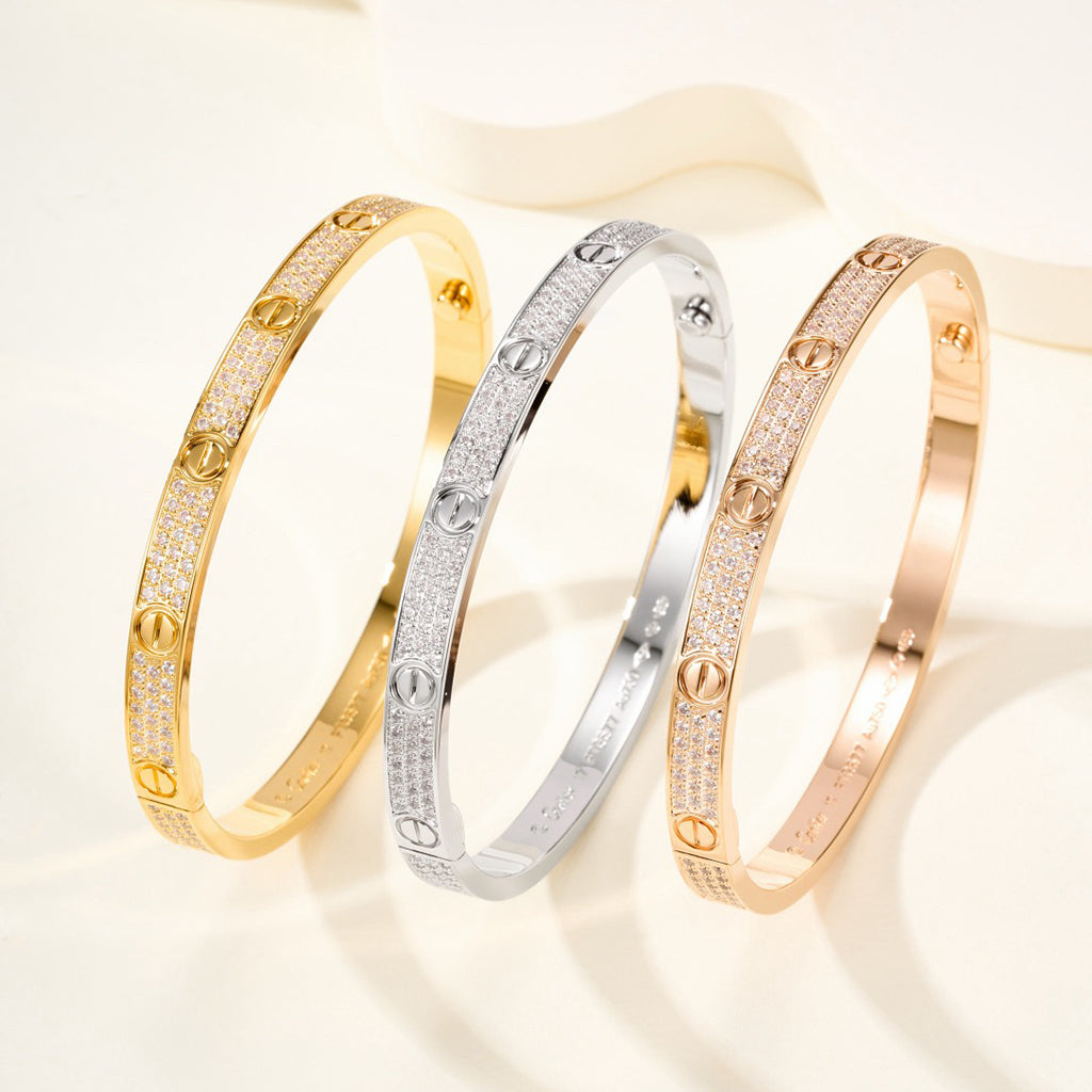[Kaelin Vow] LOVE-ARMBAND 4,8 MM DIAMANTBESETZT