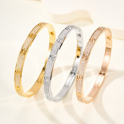 [Kaelin Vow] LOVE-ARMBAND 4,8 MM DIAMANTBESETZT