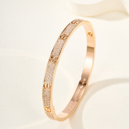 [Kaelin Vow] LOVE-ARMBAND 4,8 MM DIAMANTBESETZT