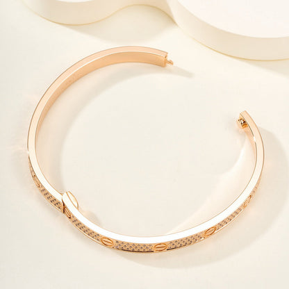 [Kaelin Vow] LOVE-ARMBAND 4,8 MM DIAMANTBESETZT