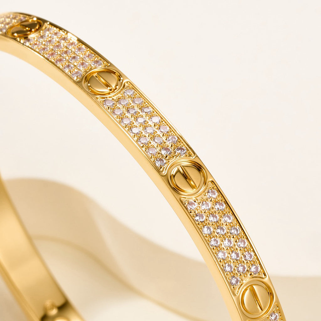[Kaelin Vow] LOVE-ARMBAND 4,8 MM DIAMANTBESETZT
