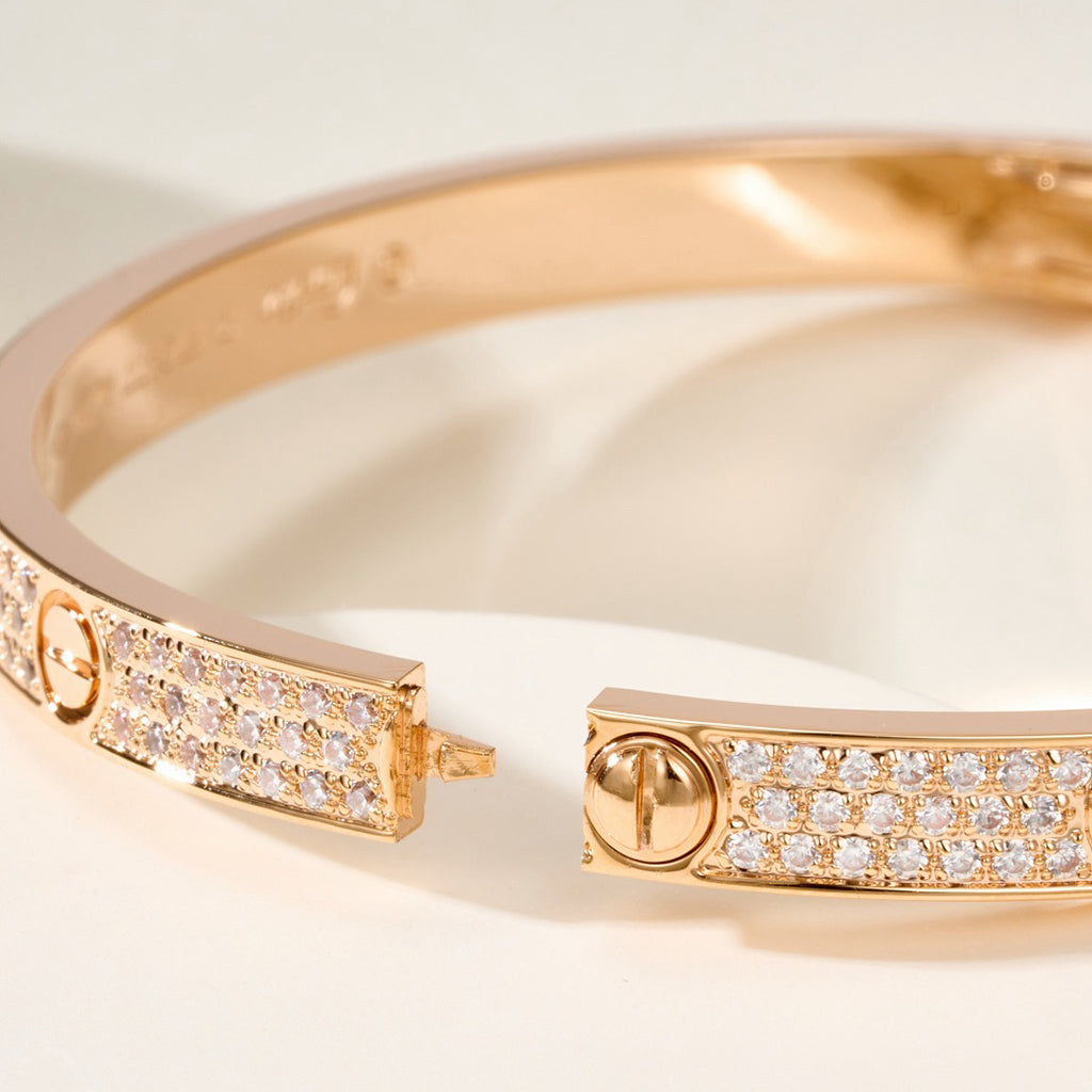 [Kaelin Vow] LOVE-ARMBAND 4,8 MM DIAMANTBESETZT