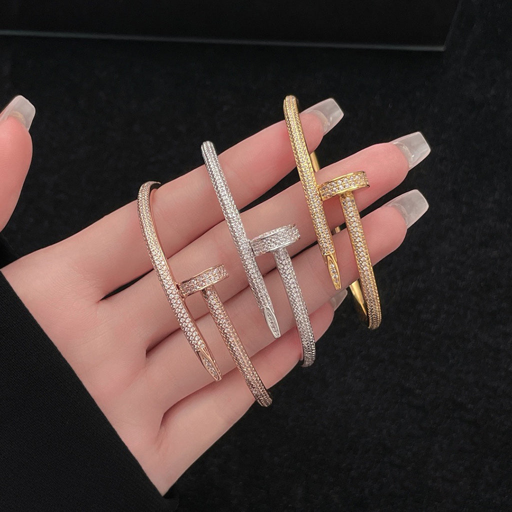 [Kaelin Vow]JUSTE ARMBAND 3,5 MM AUS NUR DIAMANTEN