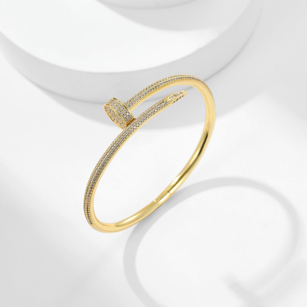 [Kaelin Vow]JUSTE ARMBAND 3,5 MM AUS NUR DIAMANTEN