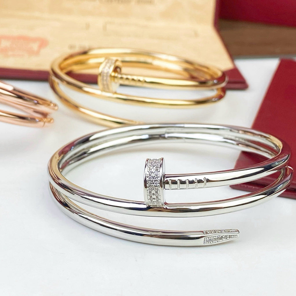 [Kaelin Vow]JUSTE ARMBAND 3,5 MM DOPPELREIHE DIAMANT