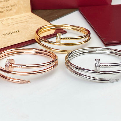 [Kaelin Vow]JUSTE ARMBAND 3,5 MM DOPPELREIHE DIAMANT