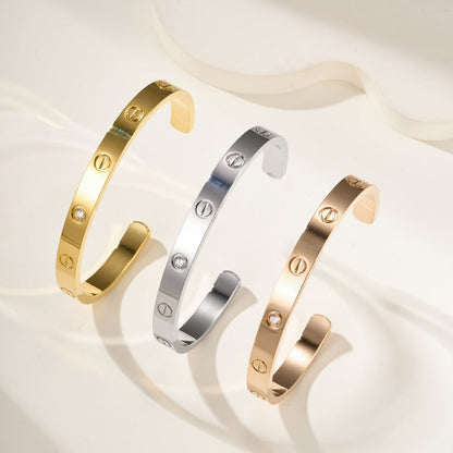 [Kaelin Vow] LOVE-ARMBAND 6,1 MM 1 DIAMANT OFFENER REIF