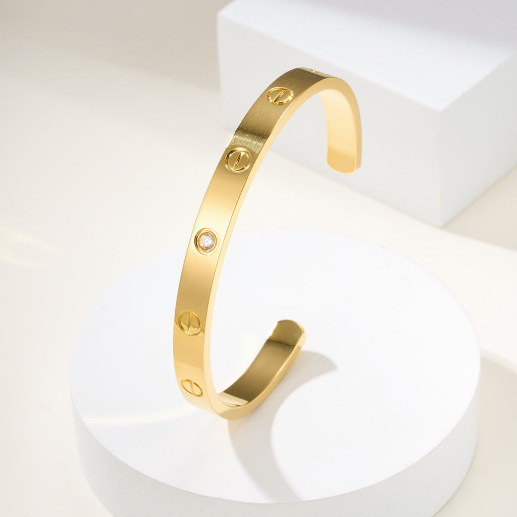 [Kaelin Vow] LOVE-ARMBAND 6,1 MM 1 DIAMANT OFFENER REIF