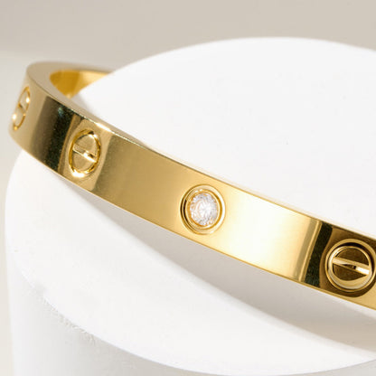 [Kaelin Vow] LOVE-ARMBAND 6,1 MM 1 DIAMANT OFFENER REIF