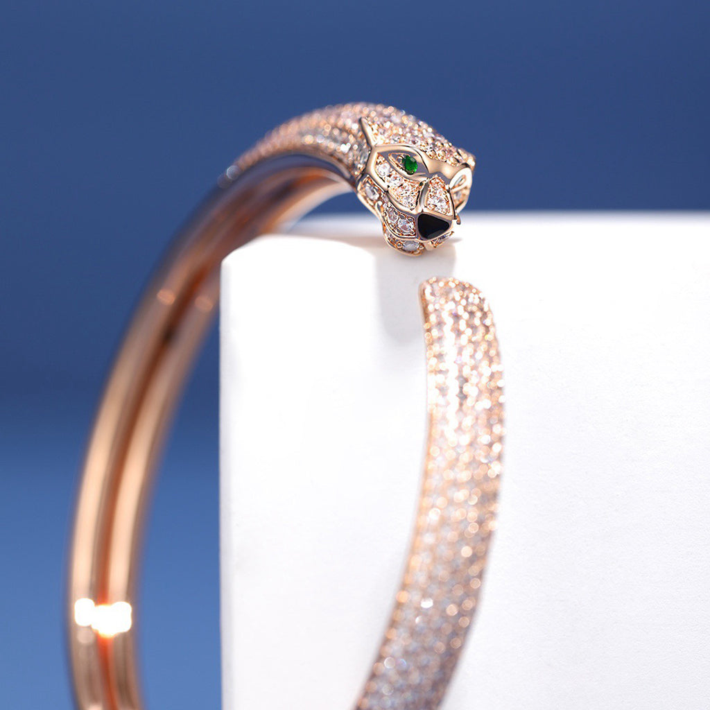 [Kaelin Vow]PANTHERE FULL DIAMOND OPEN BRACELET