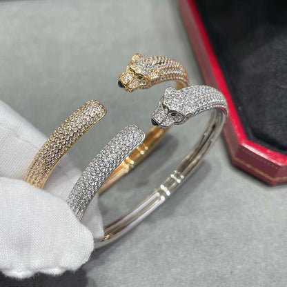 [Kaelin Vow]PANTHERE FULL DIAMOND OPEN BRACELET