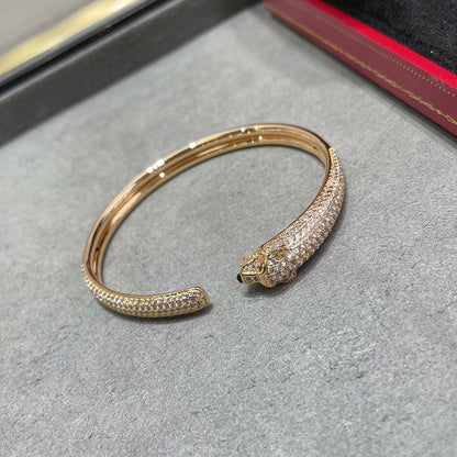 [Kaelin Vow]PANTHERE FULL DIAMOND OPEN BRACELET