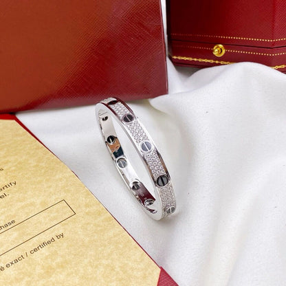 [Kaelin Vow]LOVE BRACELET 6.1MM DIAMOND-PAVED CERAMIC
