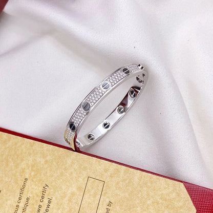 [Kaelin Vow]LOVE BRACELET 6.1MM DIAMOND-PAVED CERAMIC