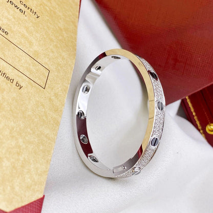 [Kaelin Vow]LOVE BRACELET 6.1MM DIAMOND-PAVED CERAMIC
