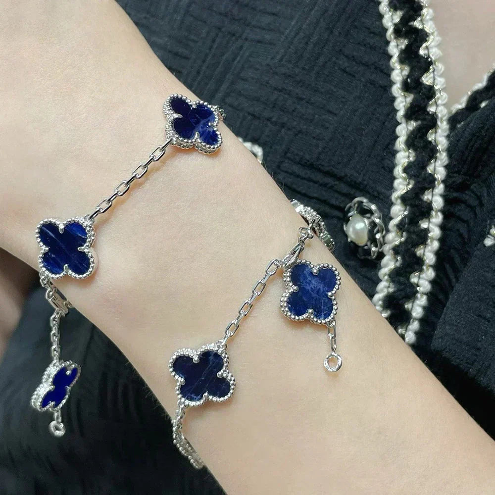 [Kaelin Vow]CLOVER 5 MOTIF PIETERSITE BRACELET COLLECTION